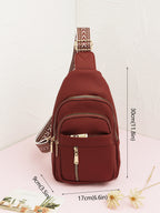 Soft Leather Retro Crossbody Bag