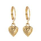 Simple Temperament Star Moon Small Love Earring Set