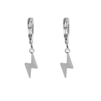 Simple Temperament Star Moon Small Love Earring Set