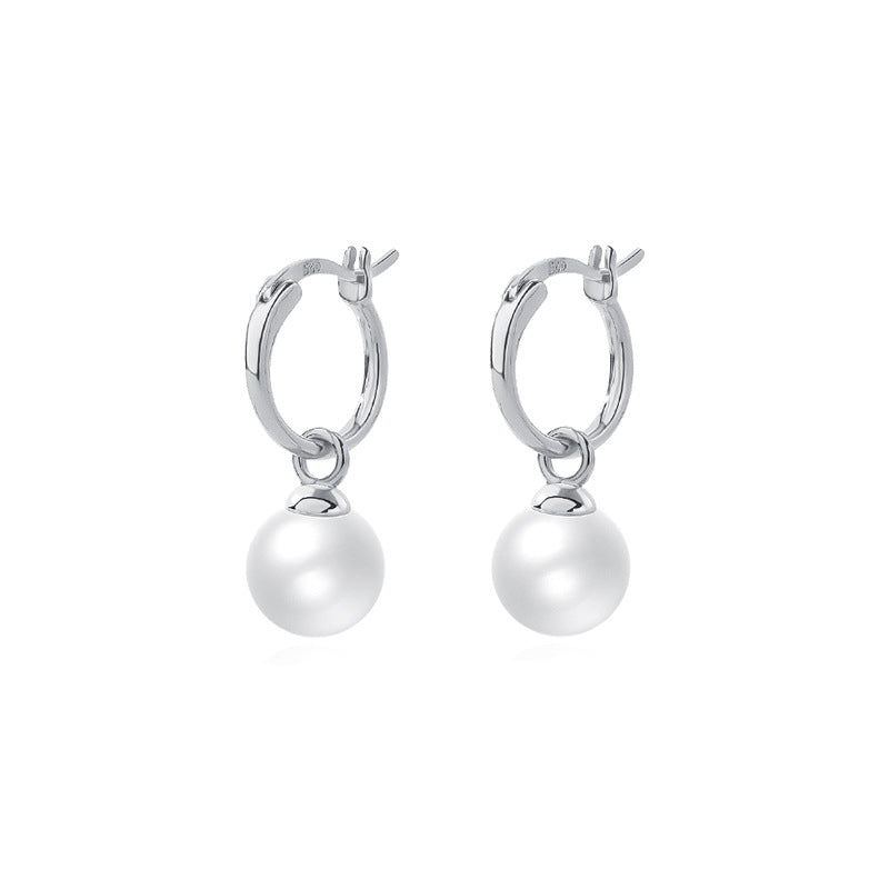 Vintage Cold Wind Shell Bead Earrings